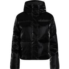 Calvin Klein Relaxed Soft Shine Puffer Jacket - Black