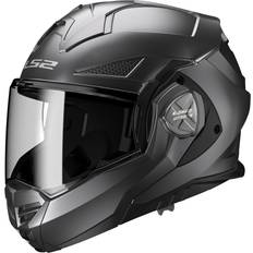 LS2 Motorcycle Equipment LS2 FF901 Advant X Solid Matt Titanium Modular Helmet Grey