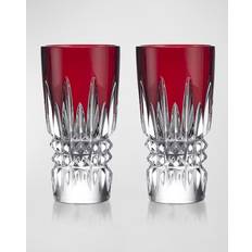 Red Shot Glasses Waterford New Year Celebration Shot Glass 2pcs