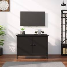 Black TV Benches vidaXL black, Cabinet Stand Engineered Wood TV Bench