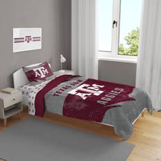 Pegasus Texas A&M Aggies Slanted Stripe Twin Bag Bedspread