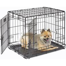 Garden Mile 24" Double Door Folding Metal Dog Crate