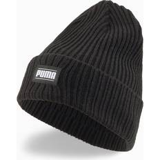 Puma Unisex Headgear Puma Ribbed Classic Beanie Black