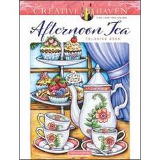 Creative Haven Afternoon Tea Coloring Book Adult Coloring Books: Food & Drink by Teresa Goodridge (Paperback)