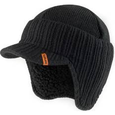 Beanies Scruffs Black Acrylic Peaked Beanie