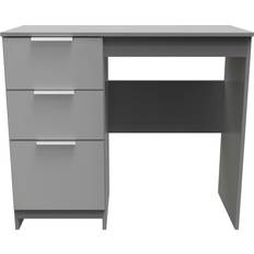 Rectangular Dressing Tables Welcome Furniture Ready Assembled Plymouth Uniform Gloss Dressing Table