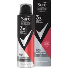 Sure Deodorants - Men Sure maximum protection aerosol 96h protection sport active deodorant