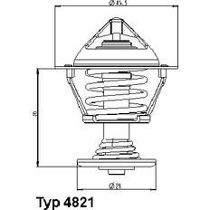 Underfloor Heating Thermostats Coolant Thermostat 4821.89D by Wahler