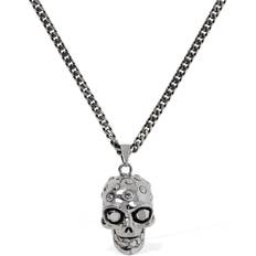 Alexander McQueen Knuckle Skull necklace silver One fits all