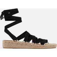 Castañer Women’s Paloma Grosgrain Espadrille Sandals Black