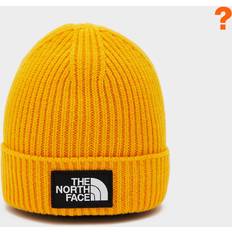 Yellow Headgear The North Face Box Logo Cuff Beanie Summit Yellow