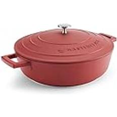 KitchenCraft Shallow Casseroles KitchenCraft MasterClass Cast Shallow with lid 28 cm