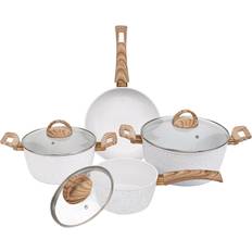Cookware Gr8 Home Coconut Cookware Set with lid 7 Parts
