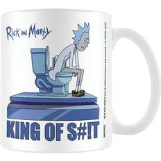 Rick and Morty King Of Shit White/Multicolour/Blue Mug