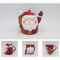 Red Cups Puckator Christmas Santa Upside Down Mug