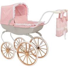 Hti Baby Chic Bella Rosa Cambridge Dolls Carriage Pram