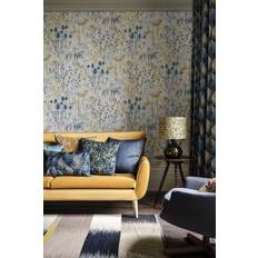 Graham & Brown Wallpapers Graham & Brown Clarissa Hulse Summer Border Blue Removable Wallpaper