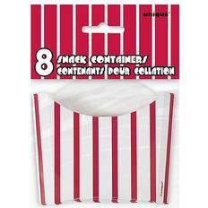 Red Popcorn Box Unique Popcorn Box Snack Container 8-pack