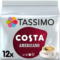 Tassimo Coffee Tassimo Costa Americano Pods x16 Pack of 5 Total 80