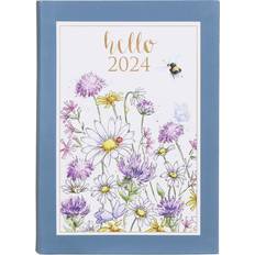 Wrendale Designs Flowers A6 Diary 2024