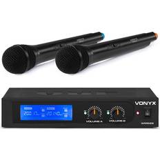 Vonyx WM522 Wireless Microphone System 200.175 201.400 MHz