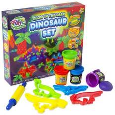 Studio Dough Glow Dinosaur Set