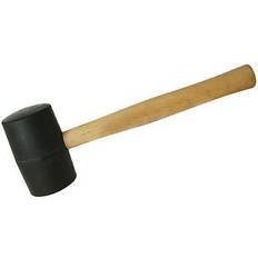Rubbered Head Rubber Hammers Toolzone 32oz Mallet with Fibre Handle Rubber Hammer