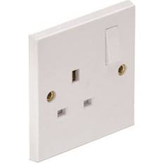 Wickes 13 Amp Single Plug White