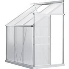 OutSunny Lean-to Greenhouses OutSunny Walk-In Greenhouse Lean to Garden Greenhouse