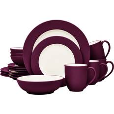 Red Dinner Sets Noritake Colorwave Rim Dinner Set 16pcs