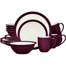 Red Dinner Sets Noritake Colorwave Curve Dinner Set 16pcs