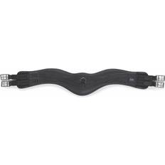 Saddles & Accessories Shires Anti-Chafe Anatomic Girth With Elastic, Black Black