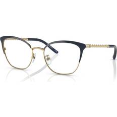 Tory Burch Eyeglasses, TY1076 Shiny Gold, Navy