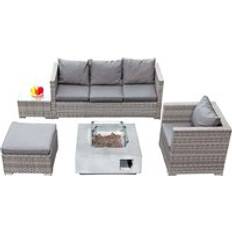 Grey Outdoor Sofas Oseasons Acorn Outdoor Sofa