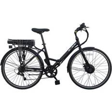 Basis Hybrid Folding E-Bike 700c Wheel - Black/Green Unisex