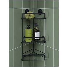 Shower Baskets, Caddies & Soap Shelves Croydex Stick Three Tier Corner