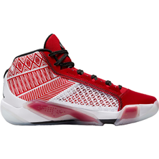 Nike 46 ⅔ - Men Basketball Shoes Nike Air Jordan XXXVIII M - White/University Red/Metallic Gold/Black
