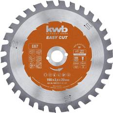 Kwb Easy-Cut Circular Saw Blade for Hand Circular saws 586733 190 x 20 mm, 30 Teeth, Special Change Tooth, All-Purpose Blade u. a. for Kress 1500 KS
