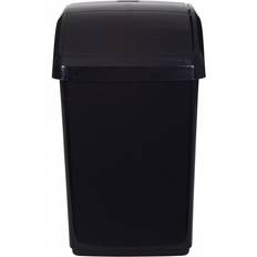 Whitefurze Black Swing Bin 10L