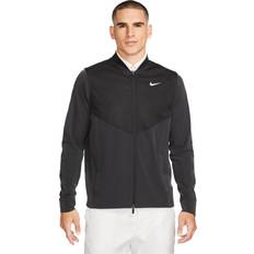 Nike Men Outerwear Nike Tour Essential Mens Golf Jacket Black/Black/White