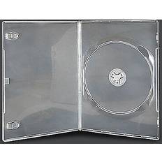 CD & Vinyl Storage 10X Single Clear Slim DVD/CD/BLU Ray Case