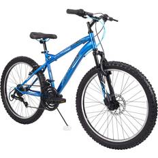 Blue - Front Kids' Bikes Huffy Extent Junior Mountain 24 Inch Wheel - Cobalt Blue Kids Bike