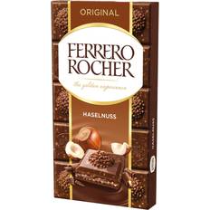 Ferrero Rocher Original Milk Chocolate & Hazelnut Praline Bar, 90g