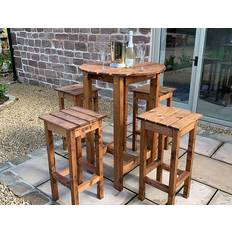 Rectangular Outdoor Bar Sets Garden & Outdoor Furniture Charles Taylor Alfresco Four Outdoor Bar Set