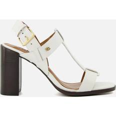 Dune 'Jacie' Leather Sandals White