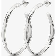 UNOde50 Ohmmm. Silver Metal Earrings