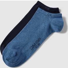 Calvin Klein M - Men Socks Calvin Klein 2-Pack Casual Trainer Socks, Denim Melange