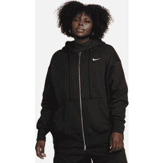 Nike Womens NSW Phoenix Fleece F/Z Hoodie Womens Sail/Black 2X