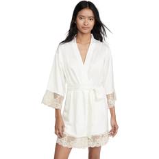 Flora Nikrooz Rosa Charmeuse Kimono Ivory