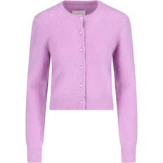 Maison Margiela Purple Cropped Cardigan